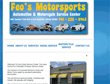 Tablet Screenshot of feosmotorsports.com